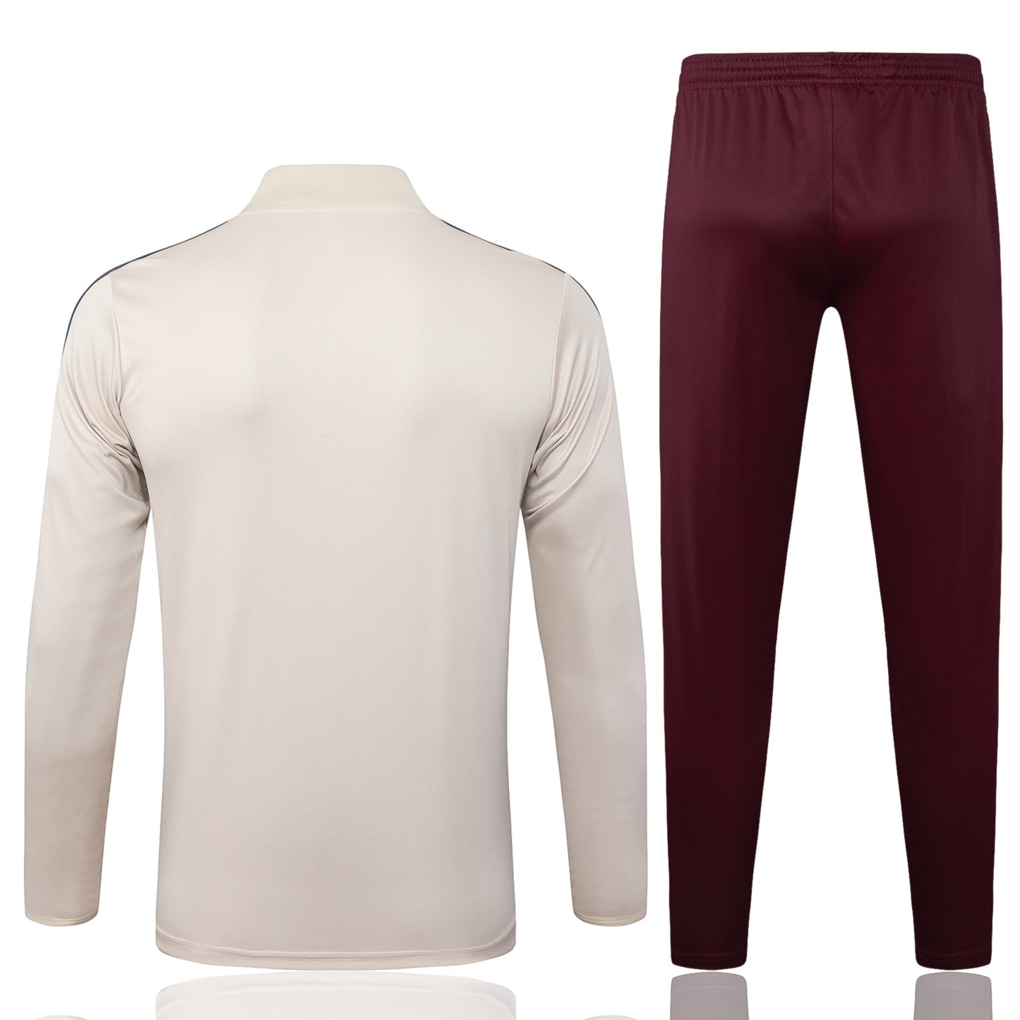 202526 Ajax beige Long-sleeved half-pull training kit Football team kit