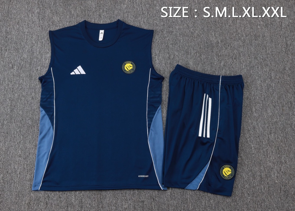 2026 Riyadh Royal blue Training Set Shirt and Shorts