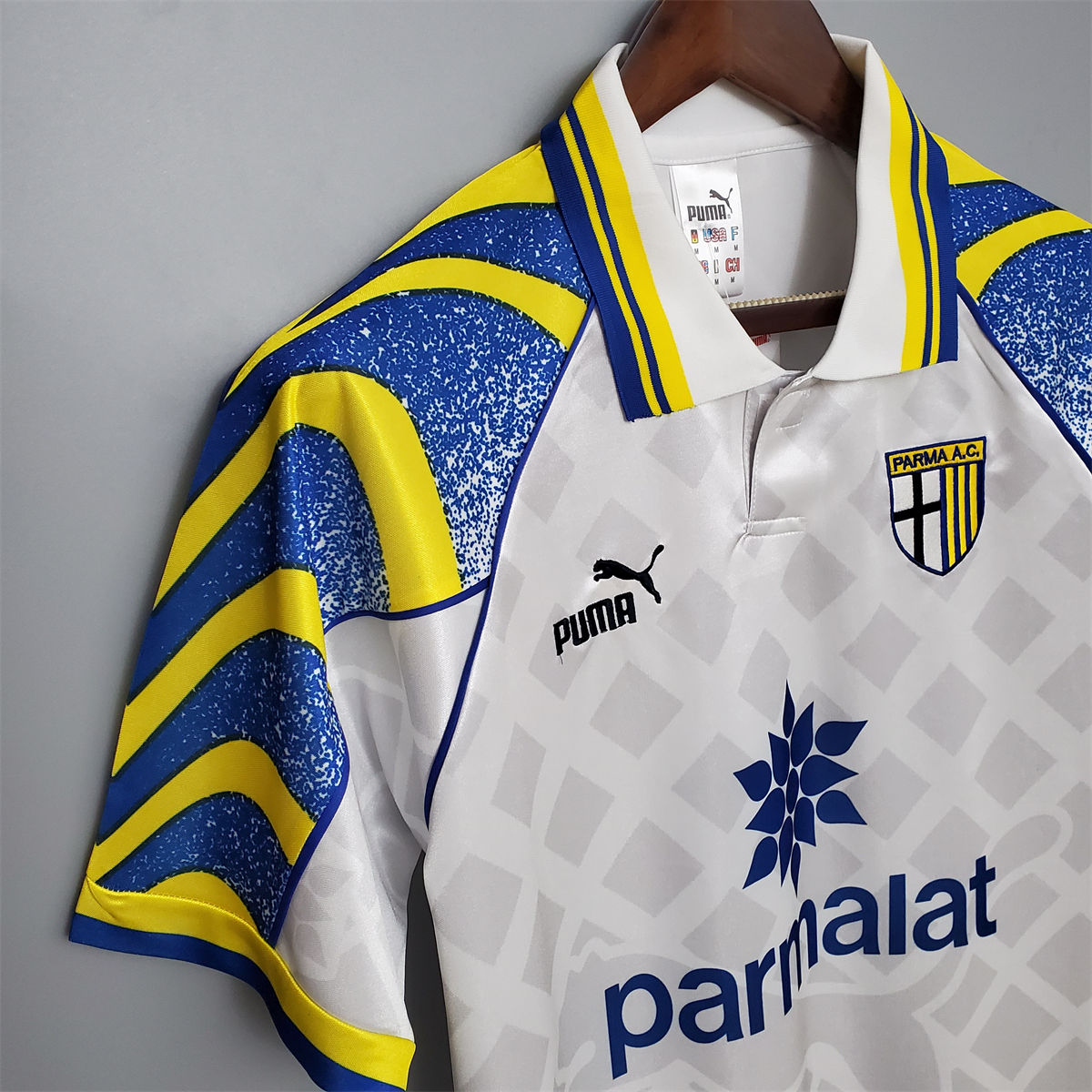 Retro Parma 95/97 Parma White jersey Fan Version