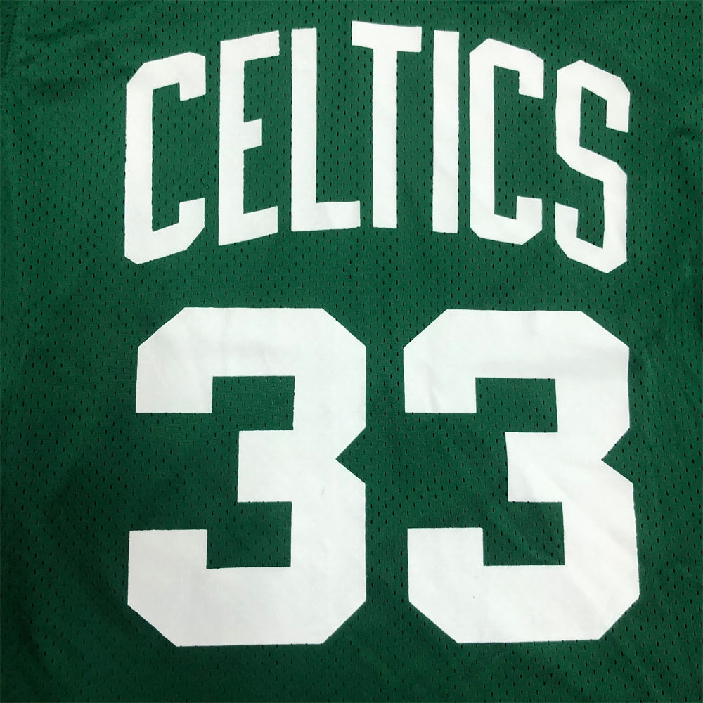 NBA Boston Celtics Mitchellness Green Jersey BIRD#33 S-XXL