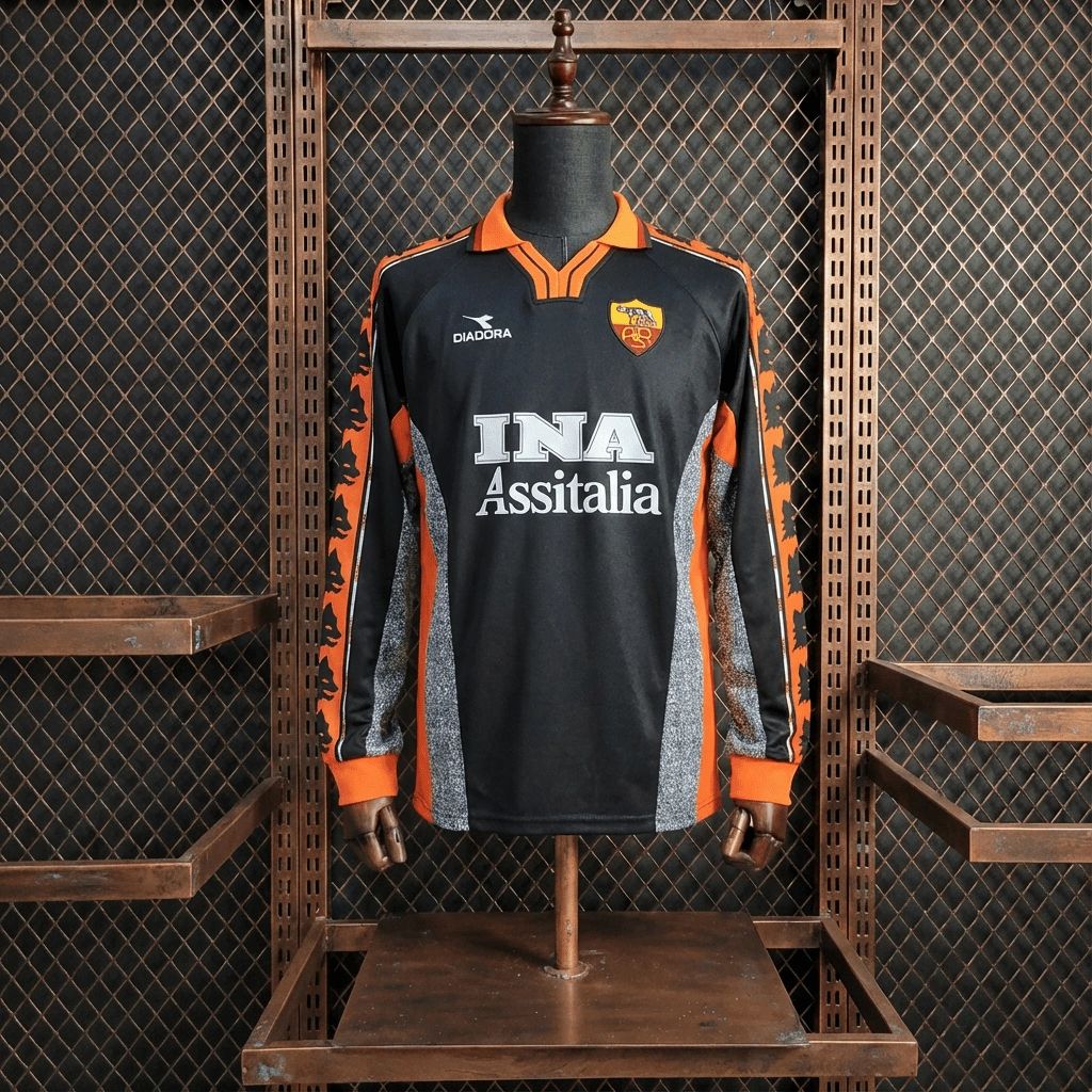 Retro 1998/99 Roma Second Away jersey Fan Version
