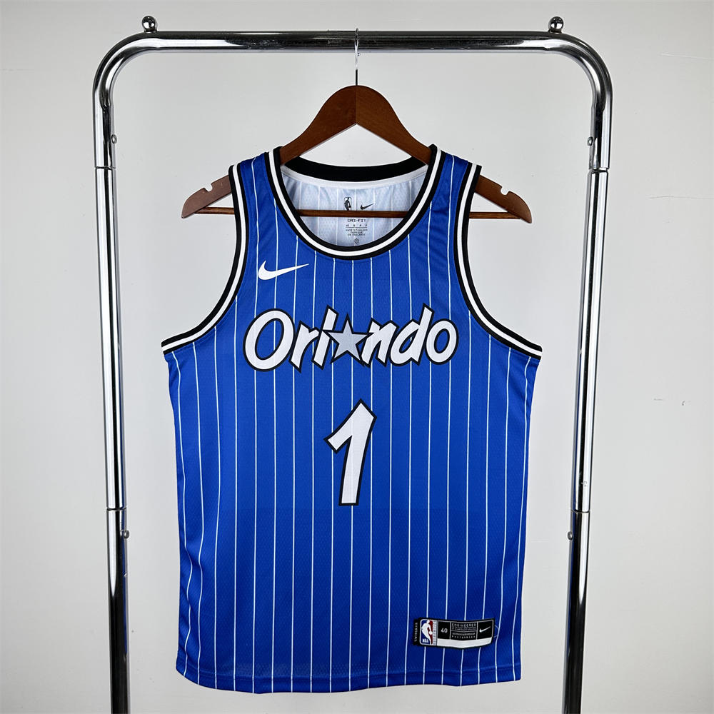 NBA Orlando Magic 2019 Retro Edition Round Neck Blue Jersey HARDAWAY#1 S-XXL