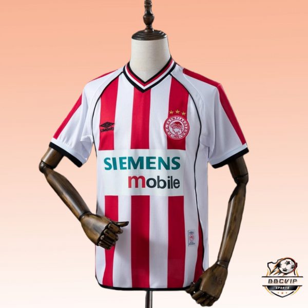 Retro Olympiacos 2001/02 Home jersey Fan Version