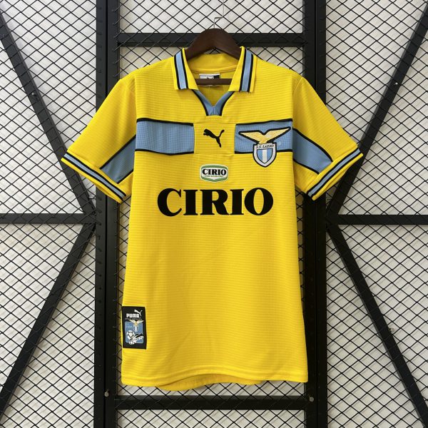 Retro Lazio 98/99 yellow jersey Fan Version