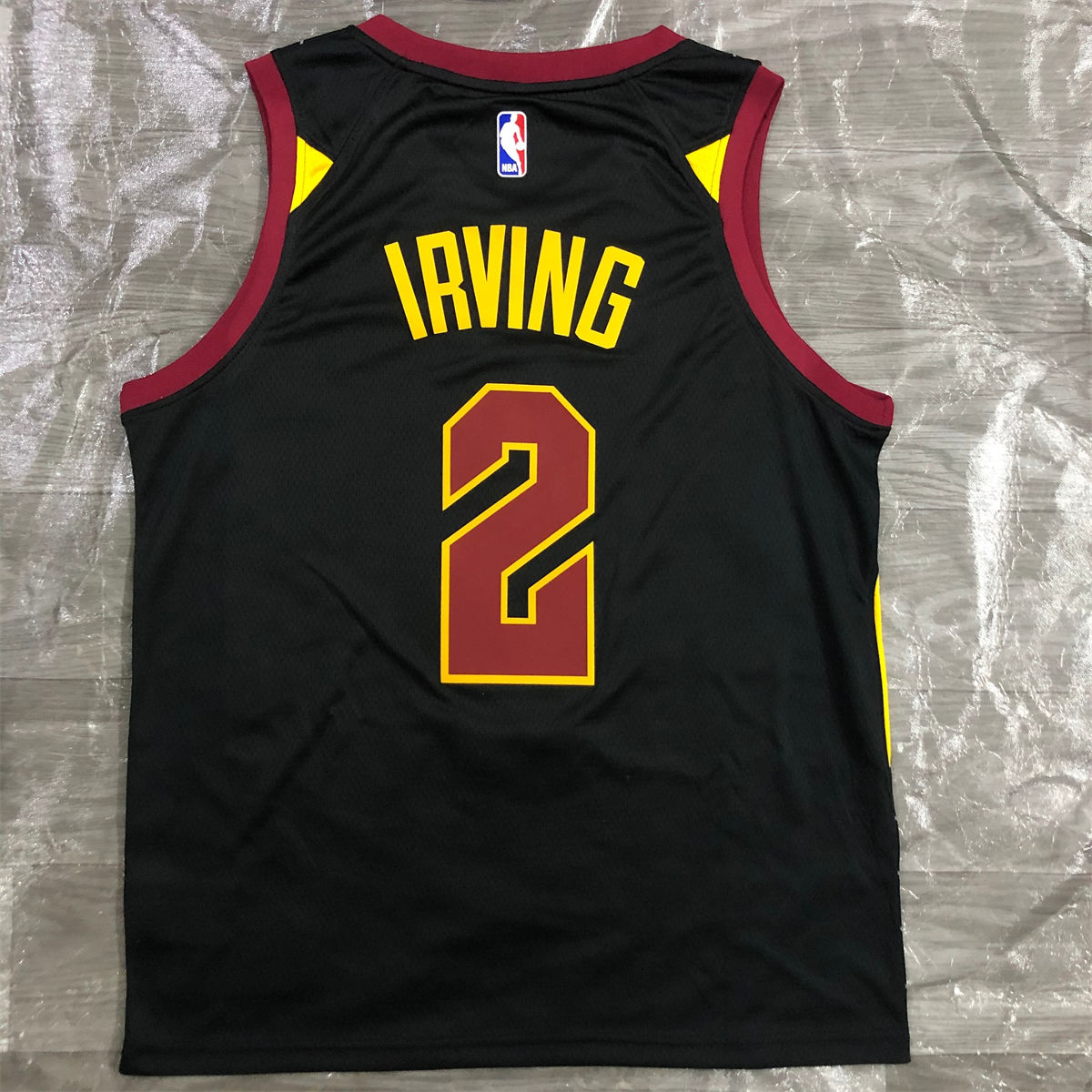 NBA Cleverland Cavaliers V-Neck Black jersey IRVING#2 S-XXL
