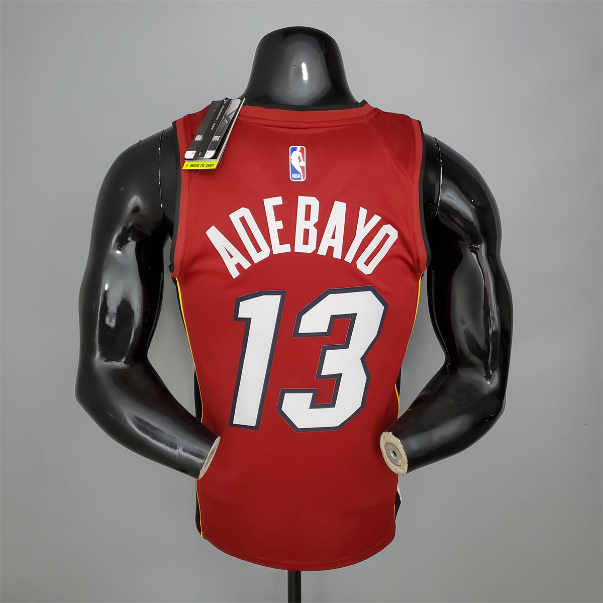 NBA Miami Hearts V-Neck Red Jersey ADEBAYO#13 S-XXL