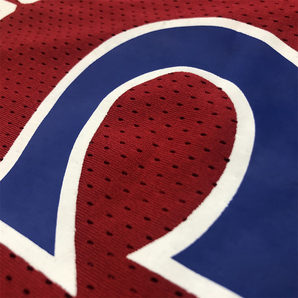 NBA Philadelphia 76ers Mitchellness Red Jersey IVERSON#3 S-XXL
