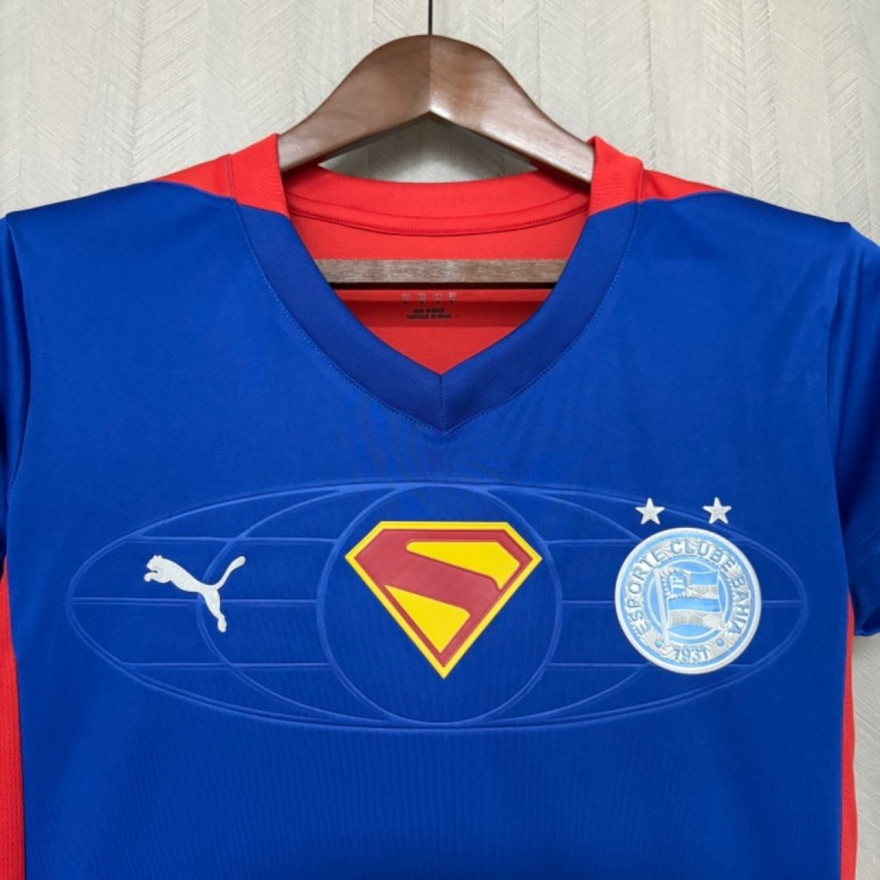 2025/26 Bahia Superman Blue Women's Jersey Fan Version