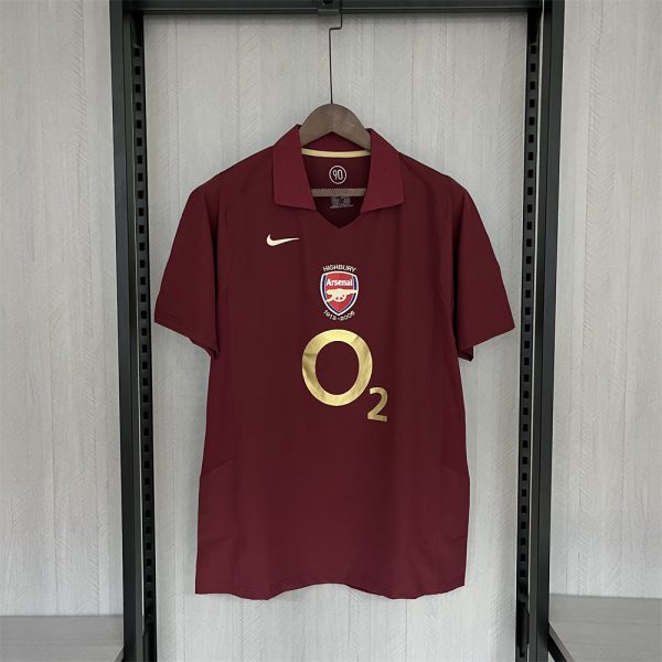 Retro Arsenal 05/06 home jersey Fan Version