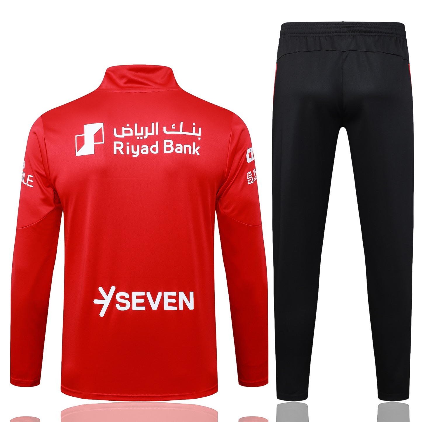 202526 AI Hilal Riyadh Red Long-sleeved half-pull training kit Football team kit