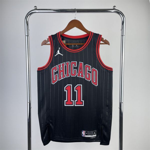 NBA Chicago Bulls Michael DeROZAN#11 2022/23 Black JORDAN Edition Swingman Jersey S-XXL