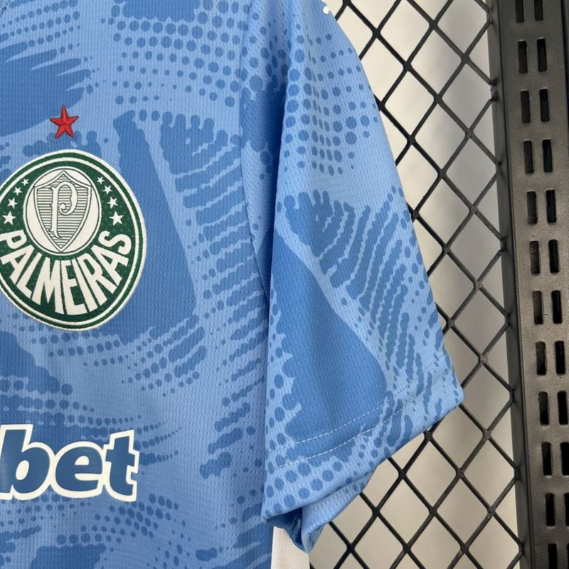 2025/26 Palmeiras Goalkeeper Blue jersey Fan Version