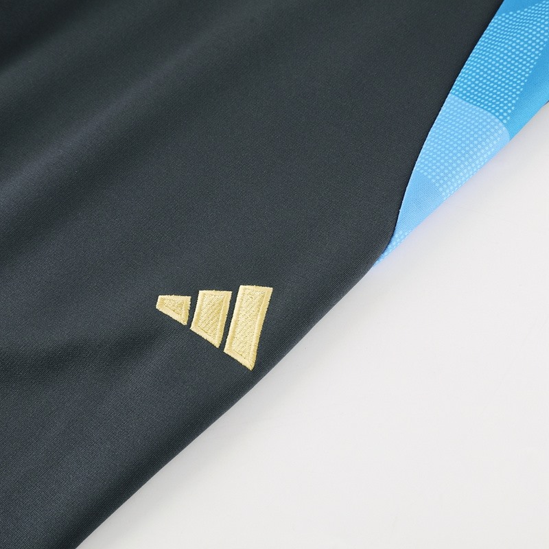 2024 Argentina dark grey Jacket Training Suit Set Football Team Shirt Sports Fashion