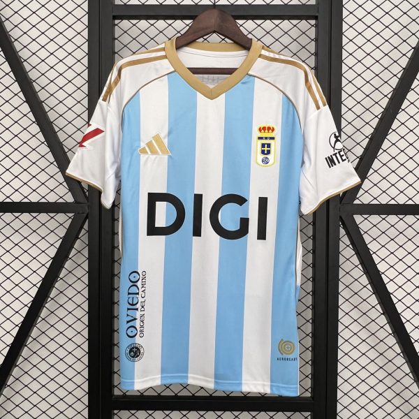 2025/26 Real Oviedo Second Away Jersey Fan Version