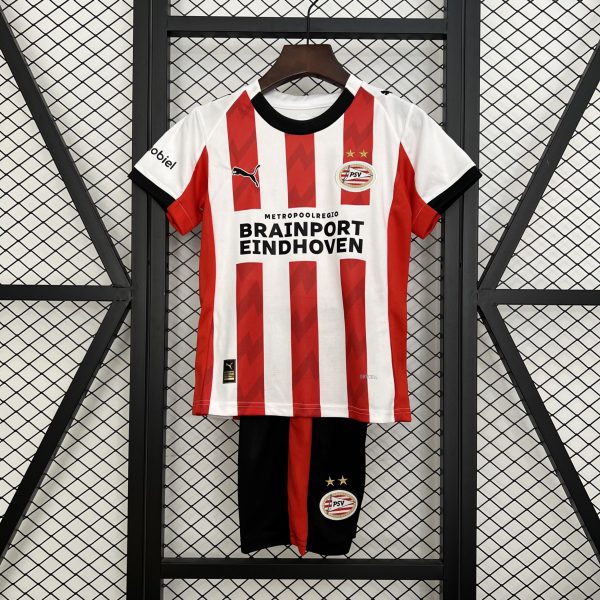 2025/26 PSV Eindhoven Home jersey Kid Kits Size 16-28