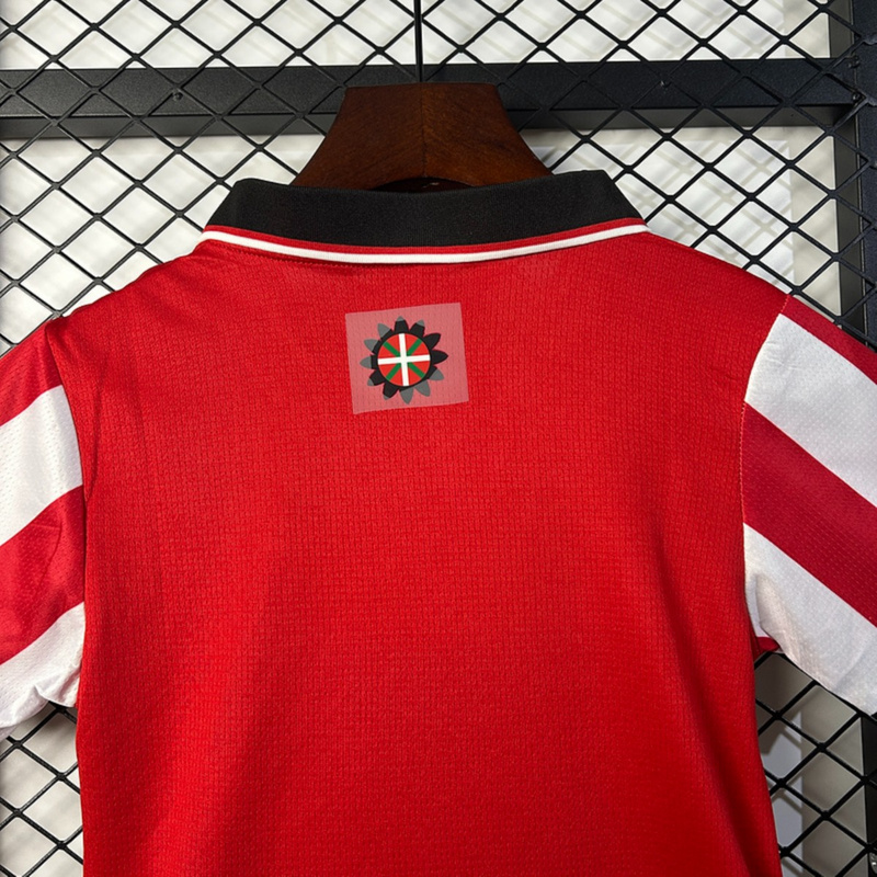 2025/26 Athletic Bilbao home jersey kids Kits size: 16-28