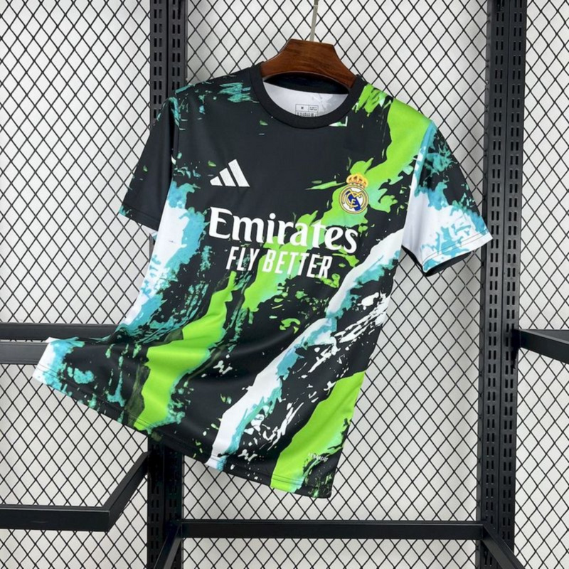 2025/26 Real Madrid Colorful training jersey Fan version