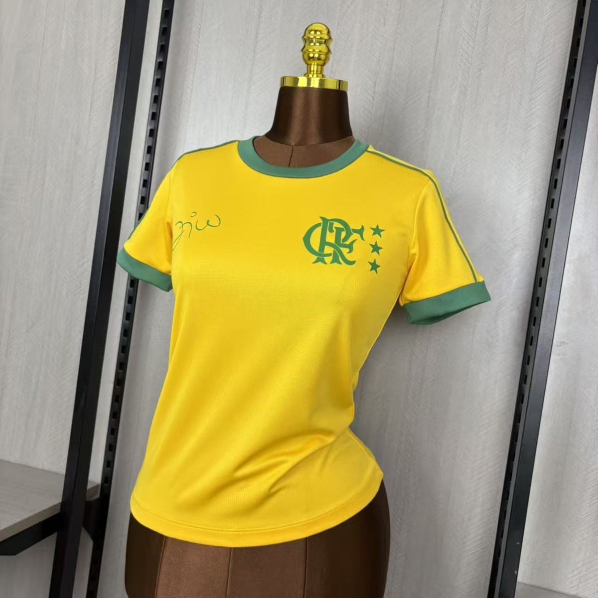 Women's 2026/27 Flamengo Zico Signature Yellow Jersey