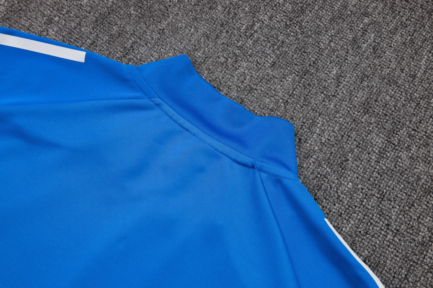 2025/26 Real Madrid lake blue Jacket Training Suit Set Football Team Shirt Sports Fashion