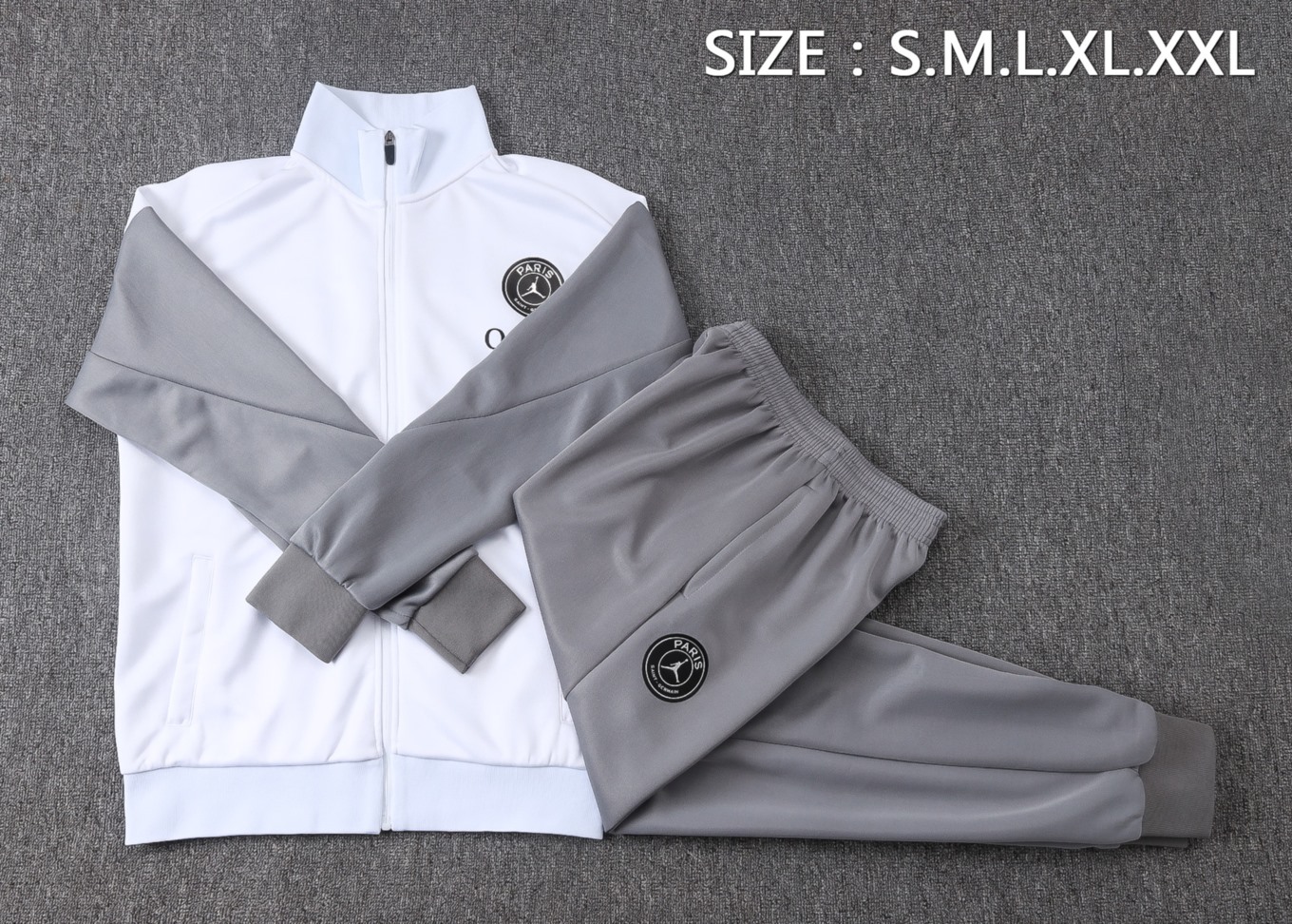 2026 PSG White Jacket Training Suit Set