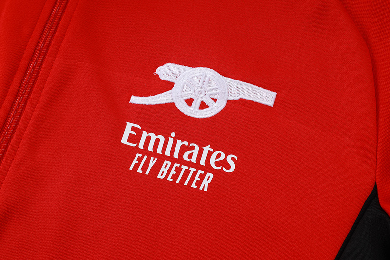 2025/26 Arsenal Red Jacket Training Suit Set Football Team Shirt Sports Fashion