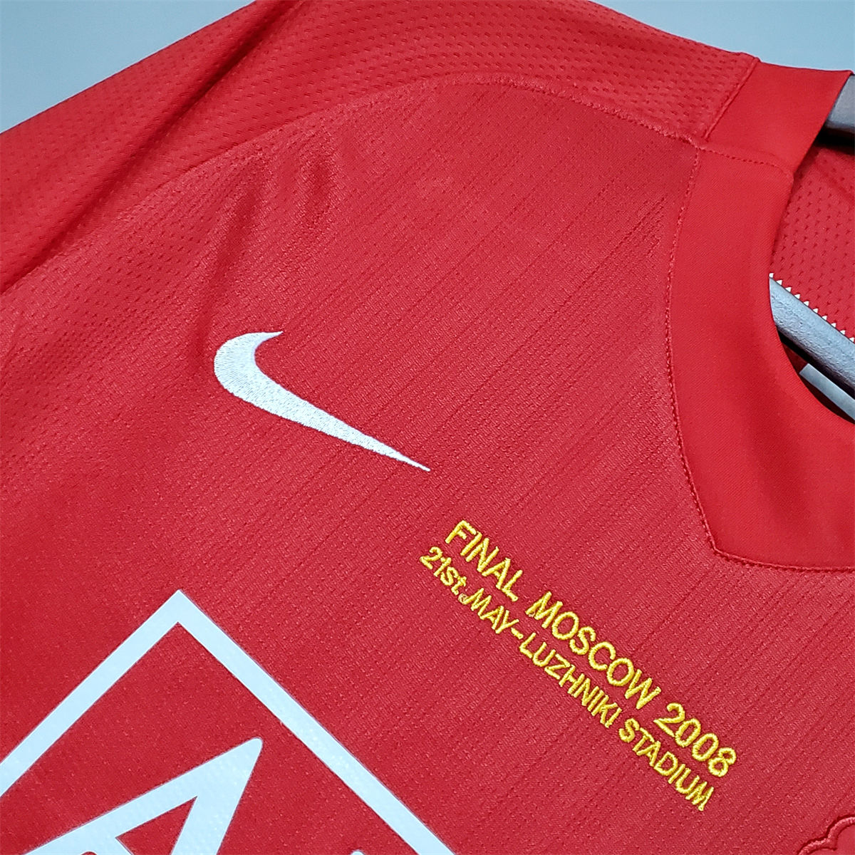 Retro Manchester United 07/08 Champions League version home jersey Fan Version