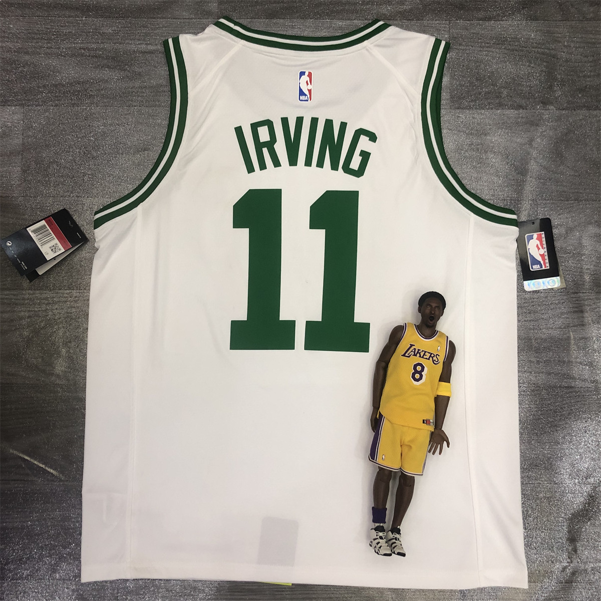 NBA Boston Celtics round neck White Jersey Irving #11 S-XXL