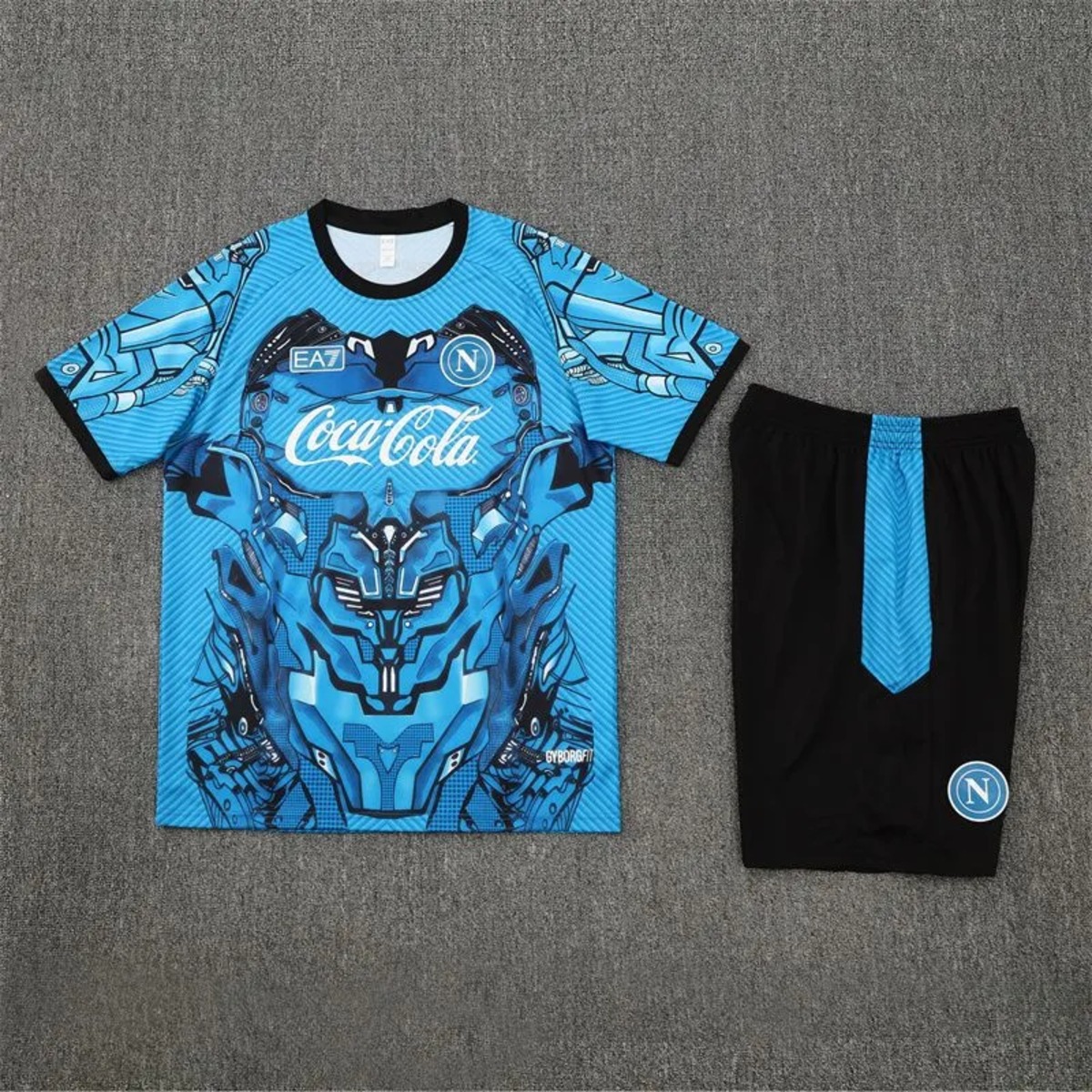 2025/26 Napoli Blue Training Set Shirt and Shorts