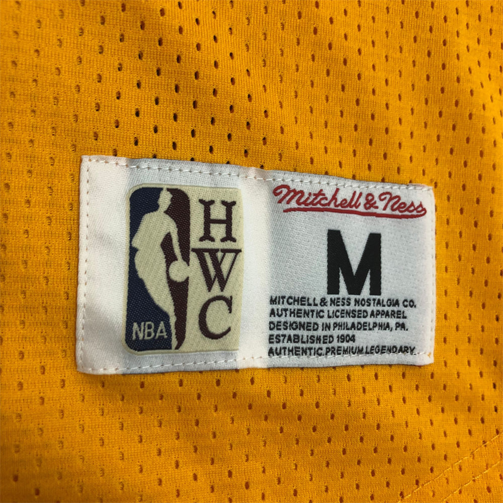NBA Los Angeles Lakers Mitchellness Jersey Golden BRYANT#8 S-XXL