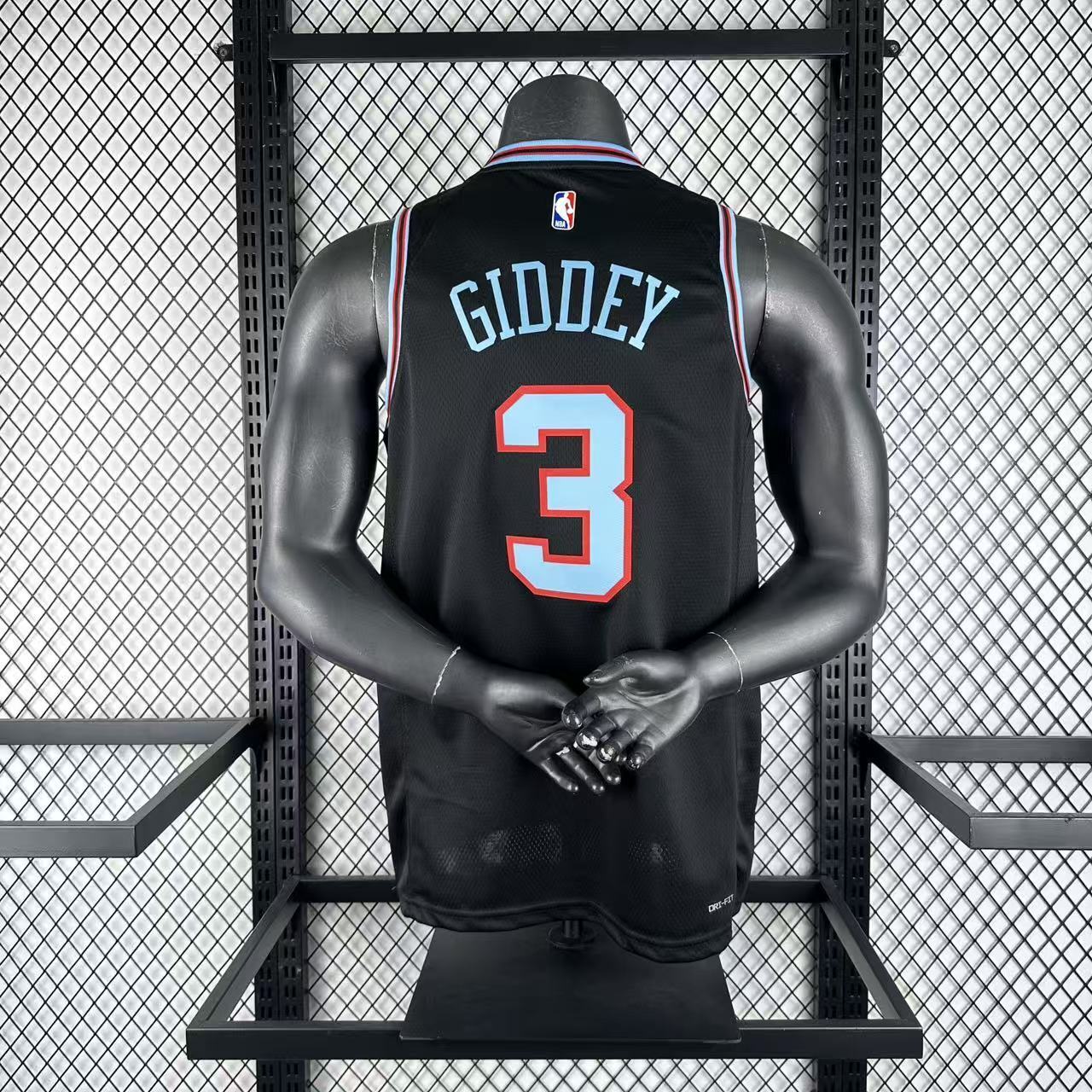 NBA Chicago Bulls 2026 City Edition Black Jersey GIDDEY#3