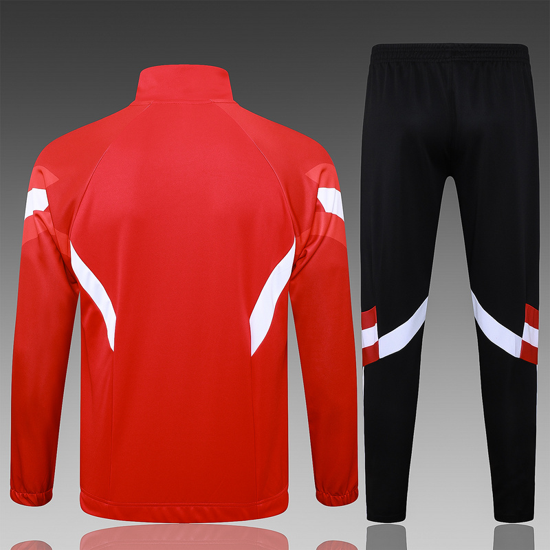 2024/25 Bayern Munich Red Jacket Training Suit Set Football Team Shirt Sports Fashion