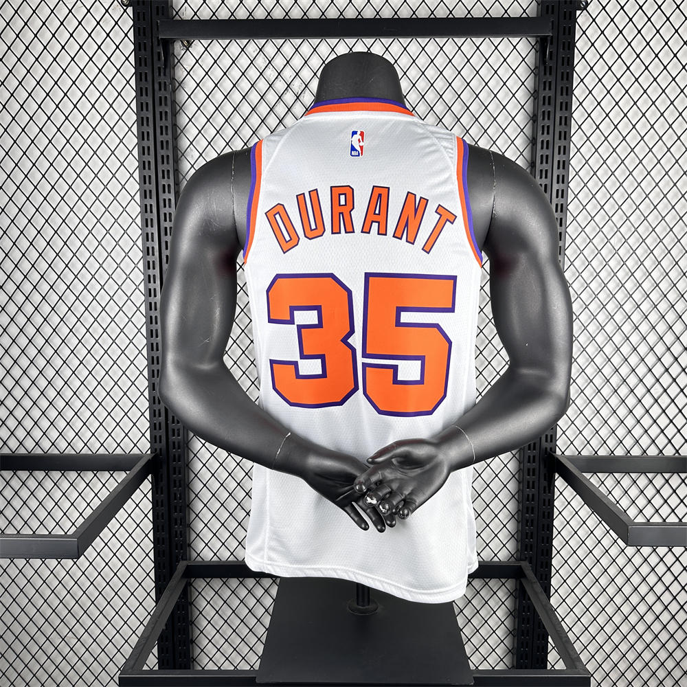 NBA Phoenix Suns 2018 Retro DURANT#35 White Jersey S-XXL