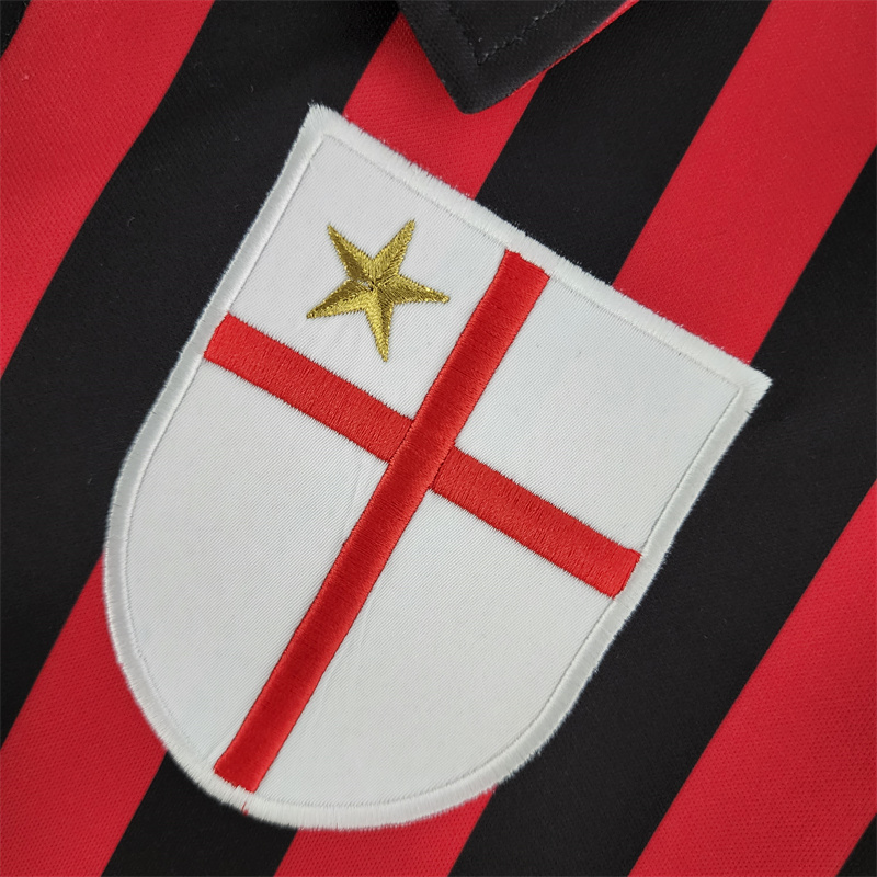 Retro AC Milan 99/00 Long Sleeve home jersey Fan Version