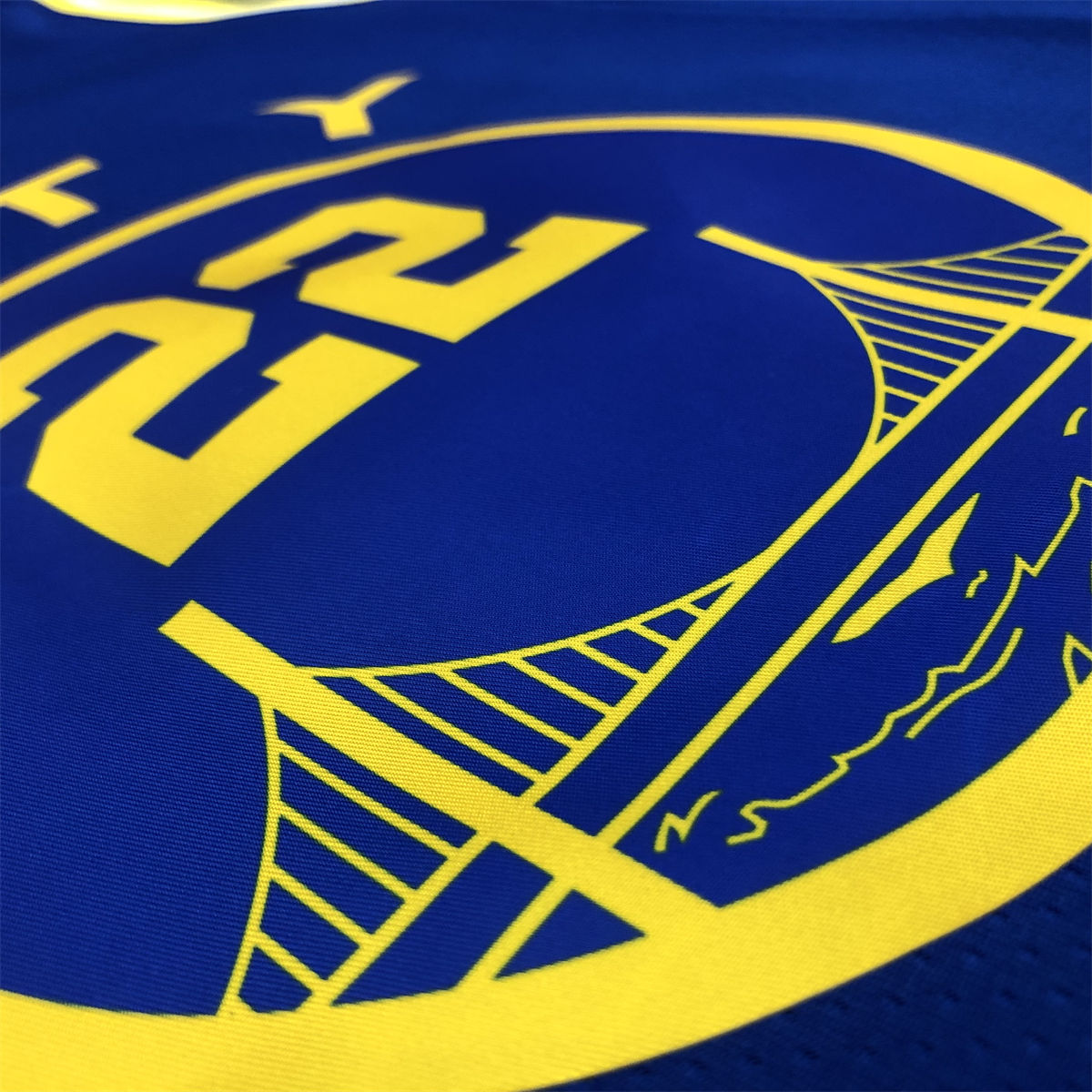 NBA Golden State Warriors Round neck Blue Jersey WIGGINS#22 S-XXL