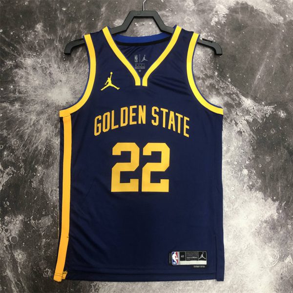 NBA Golden State Warriors V-Neck JORDAN Edition Jersey WIGGINS#22 S-XXL
