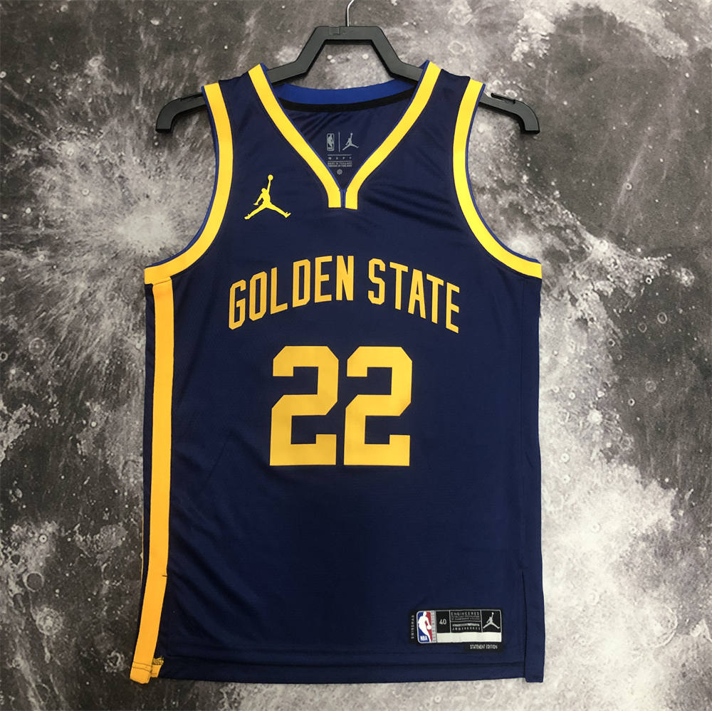 NBA Golden State Warriors V-Neck JORDAN Edition Jersey WIGGINS#22 S-XXL