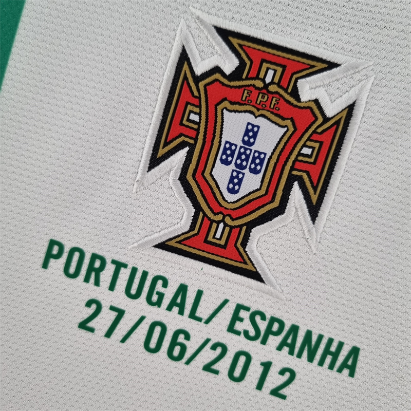 Retro Portugal 2012 away Long Sleeve jersey Fan Version