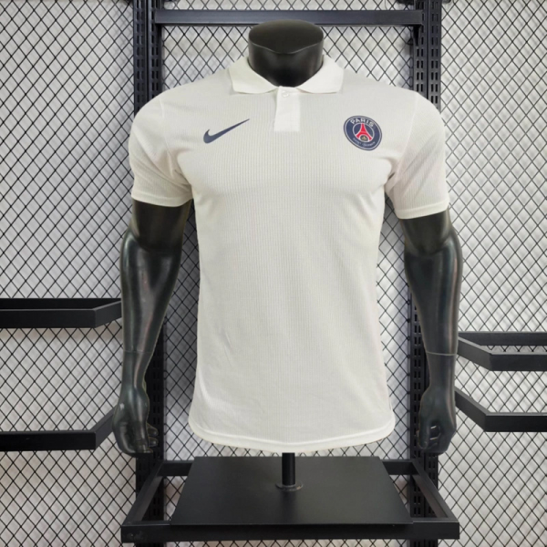 25/26 PSG POLO Special Edition Beige jersey Player Version