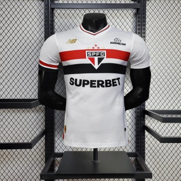 2025/26 Sao Paulo Home Jersey Player Version