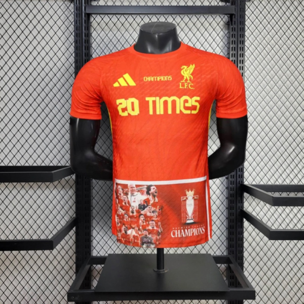 2025/26 Liverpool Champion Edition Red jersey Player Version