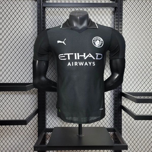 2025/26 Manchester City Away Black jersey Player Version