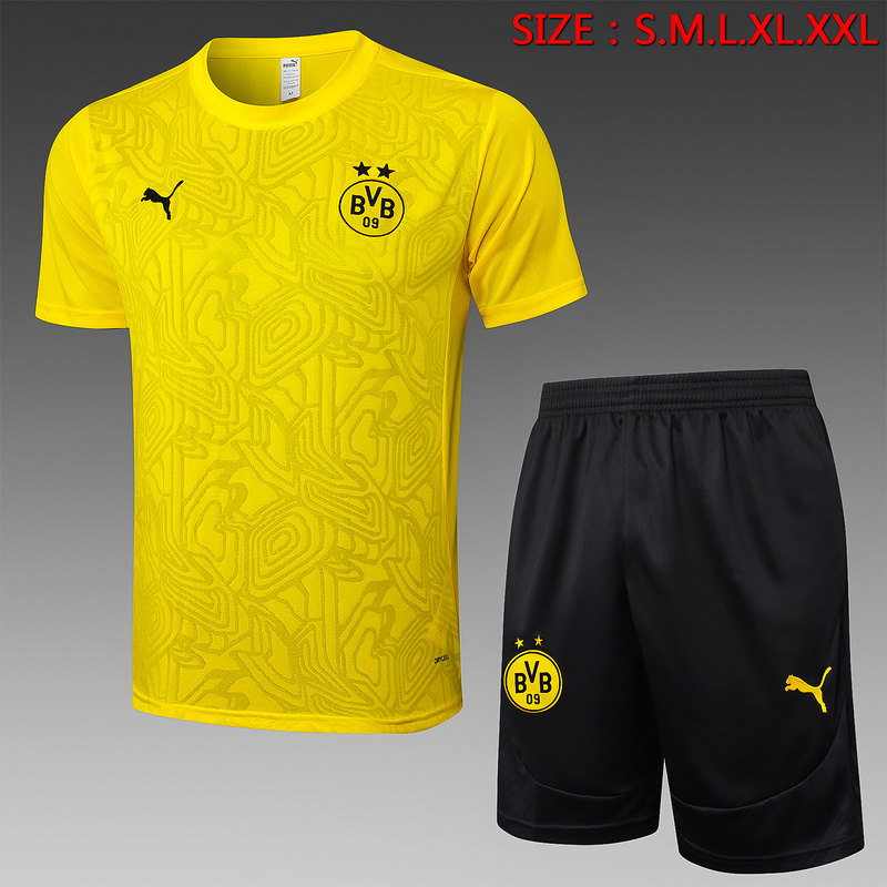 24/25 Dortmund Yellow Training Set Shirt and Shorts