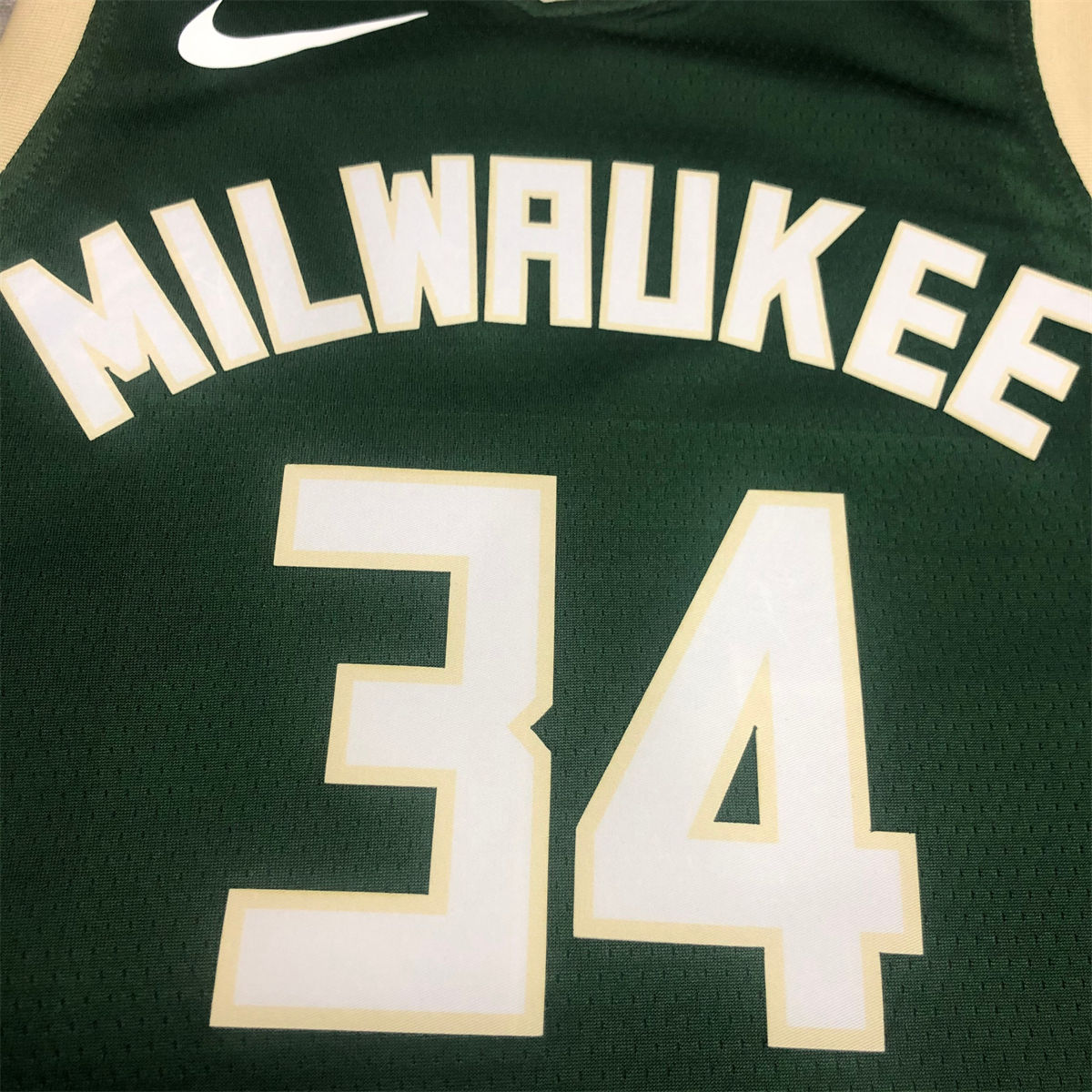 NBA Milwaukee Bucks V neck Green jersey ANTETOKOUNMPO#34 S-XXL