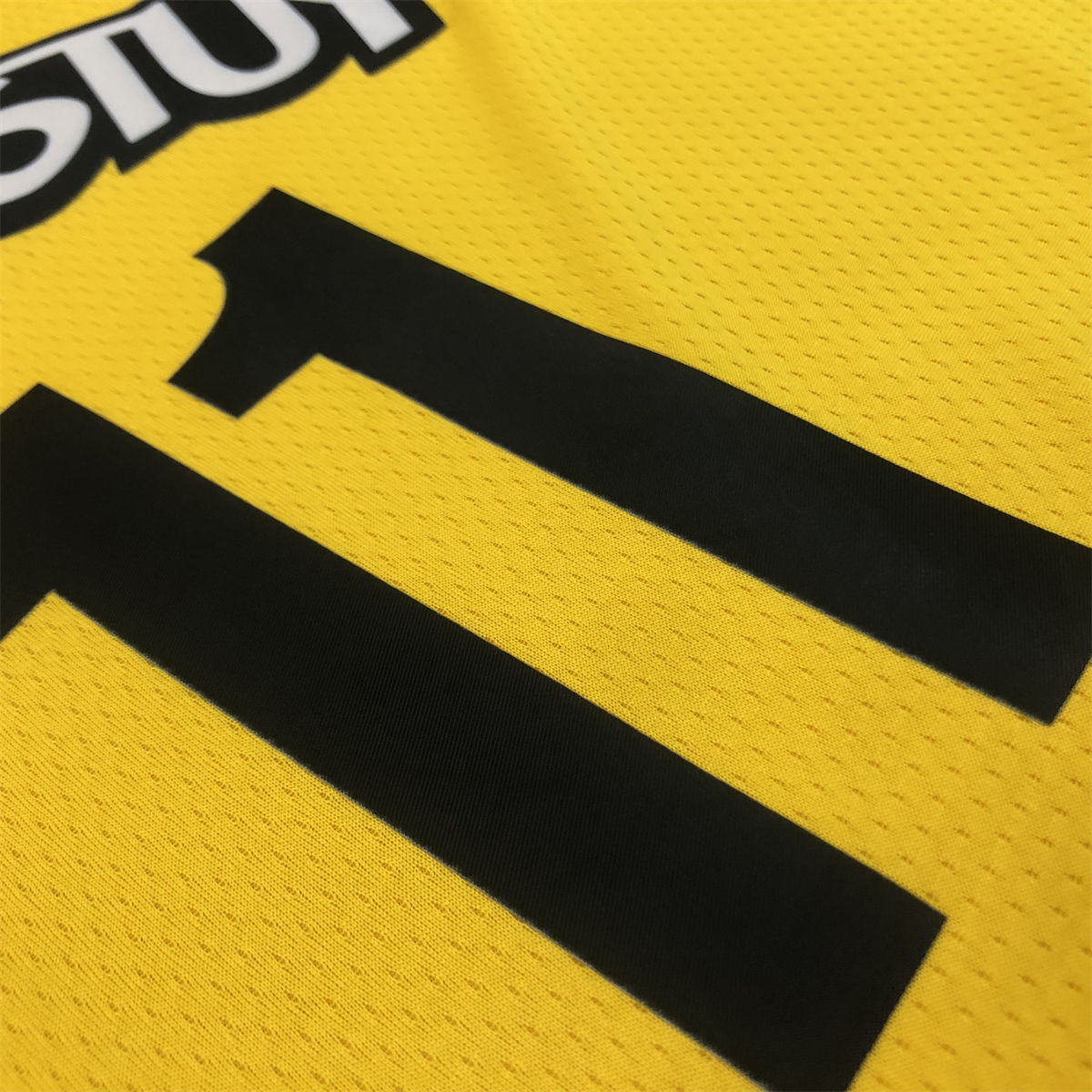 NBA Brooklyn Nets V-Neck Yellow Jersey IRVING#11 S-XXL