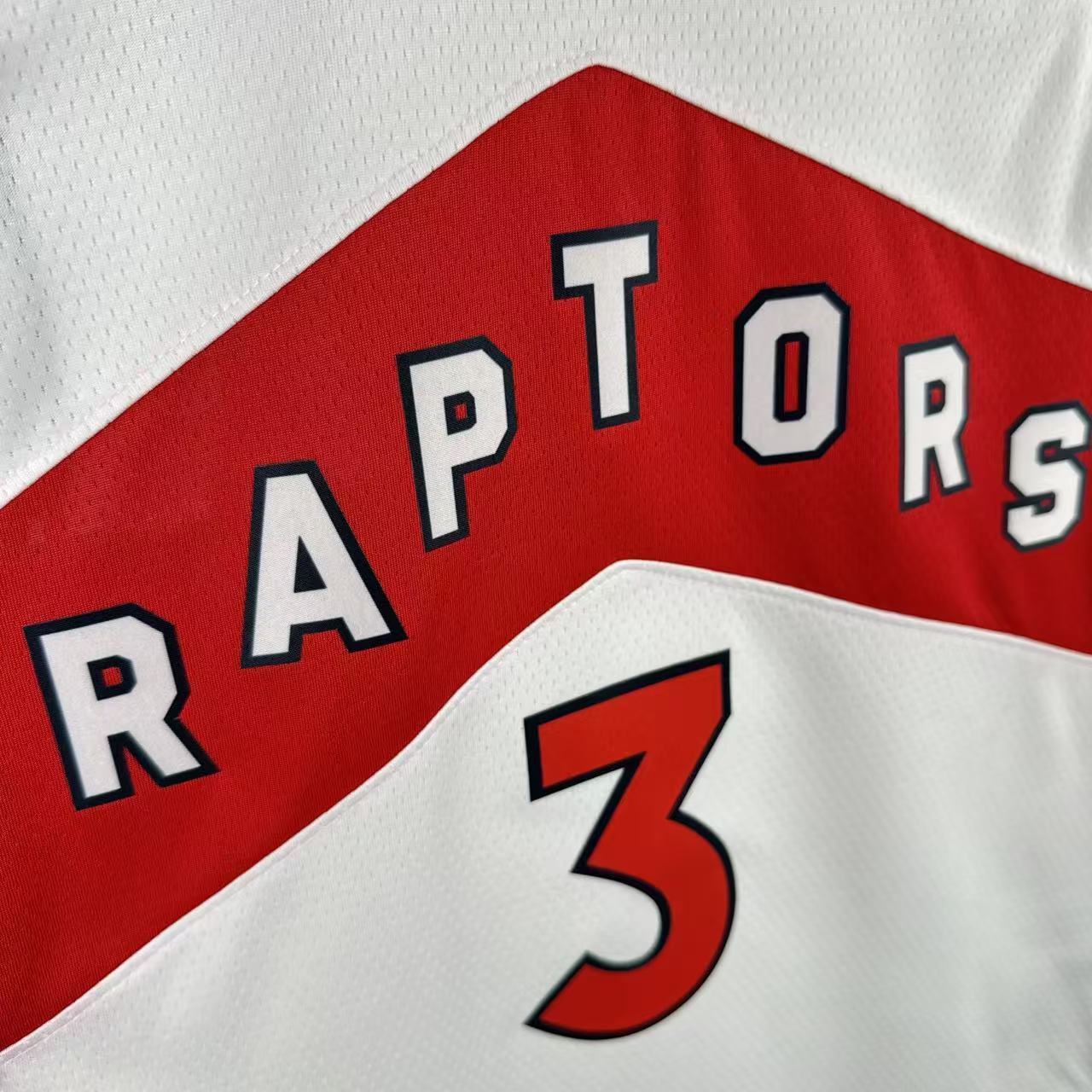 NBA Toronto Raptors V-Neck White Jersey INGRAM#3