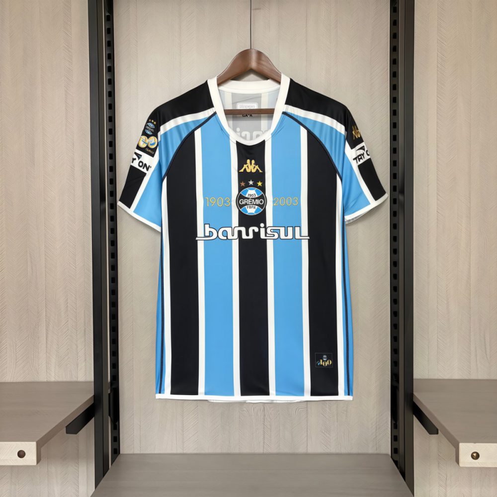 Retro 2003 Gremio 100th Anniversary Edition jersey Fan Version