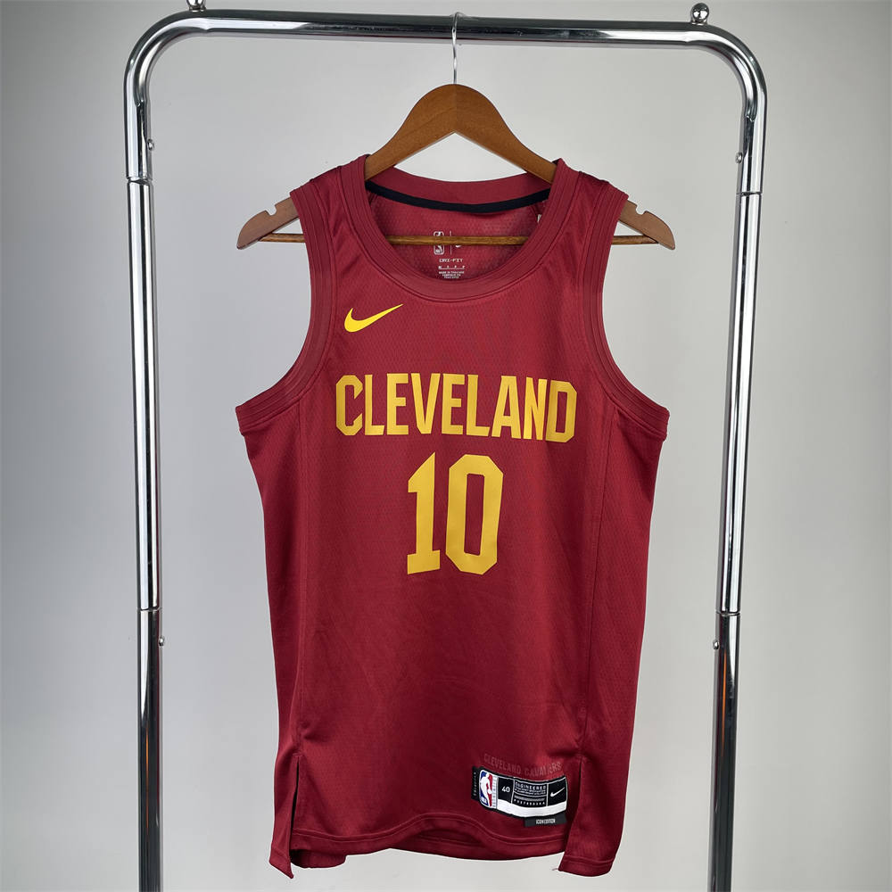 NBA Cleverland Cavaliers Round Neck Red jersey GARLAND#10 S-XXL