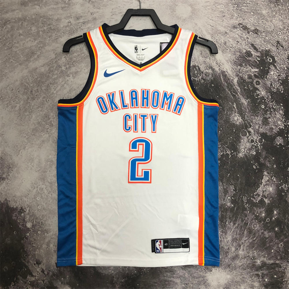 NBA Oklahoma City Thunder Jersey GILGEOUS-ALEXANDER#2 S-XXL