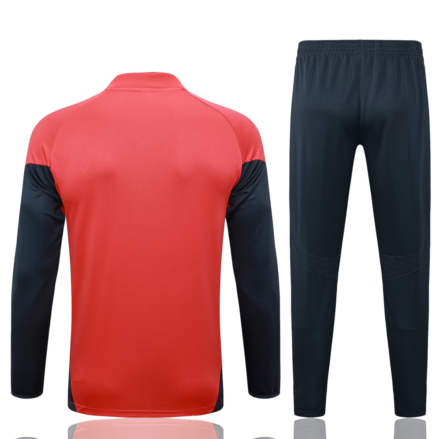 202526 Bayern Munich orange-black Long-sleeved half-pull training kit Football team kit