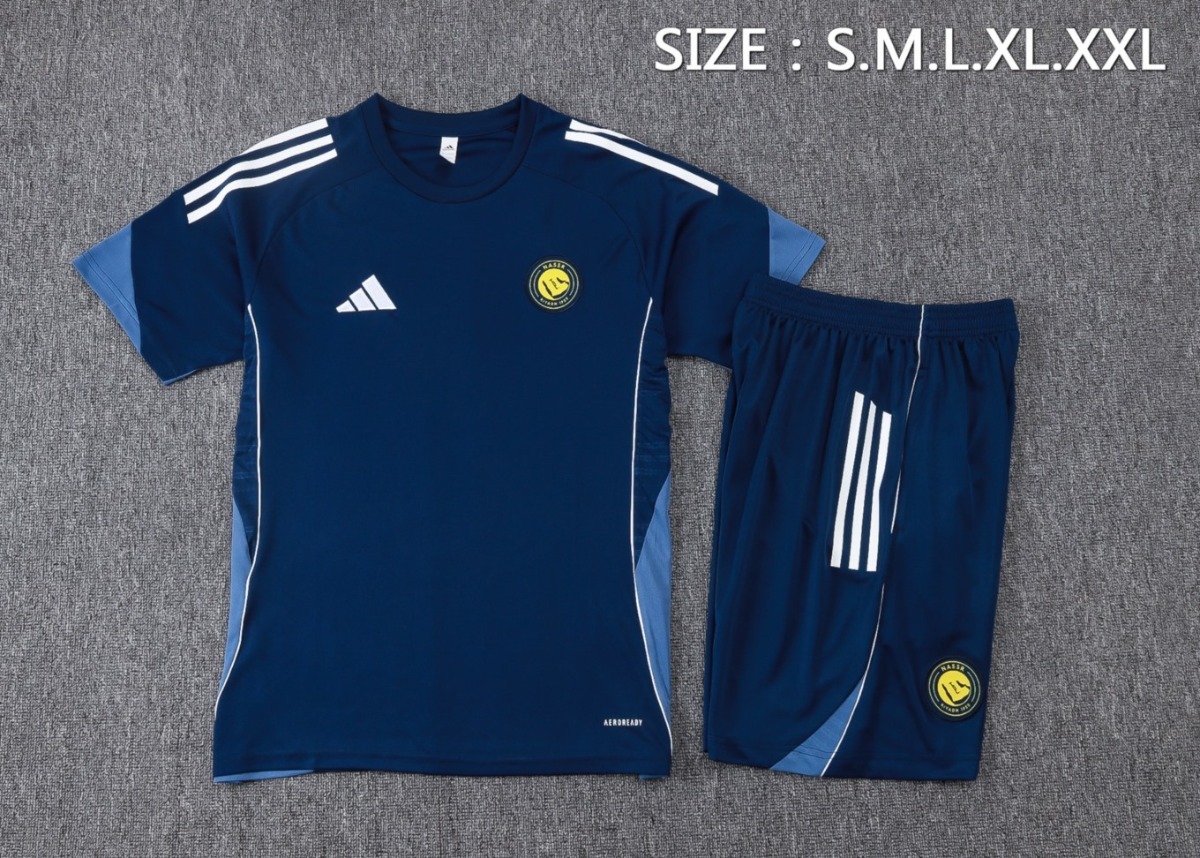 2026 Riyadh Royal blue Training Set Shirt and Shorts
